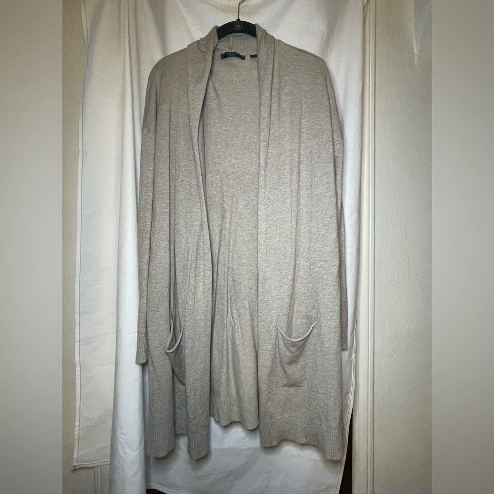 Cyrus Gray Soft & Comfy Open Front Duster Long Ca… - image 4